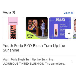 Youth Foria BYO Blush Turn Up the Sunshine Peach